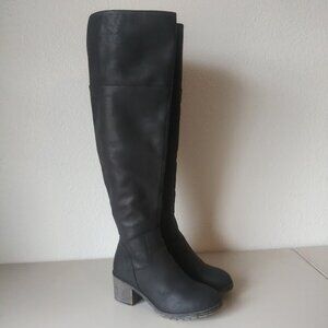 SO Sled Black women's size 6 over the knee boots